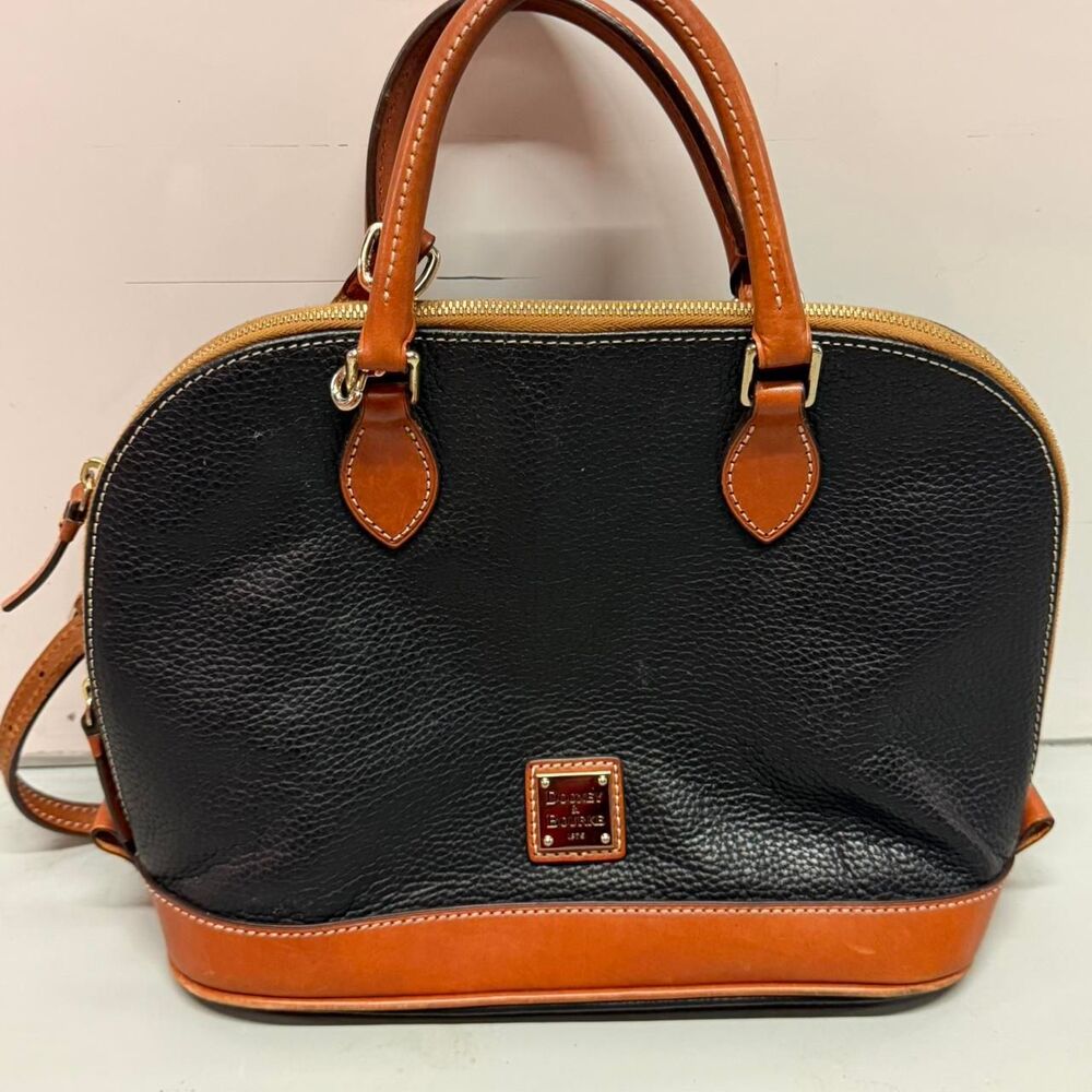 Dooney & Bourke Pebble Grain Zip Zip Satchel